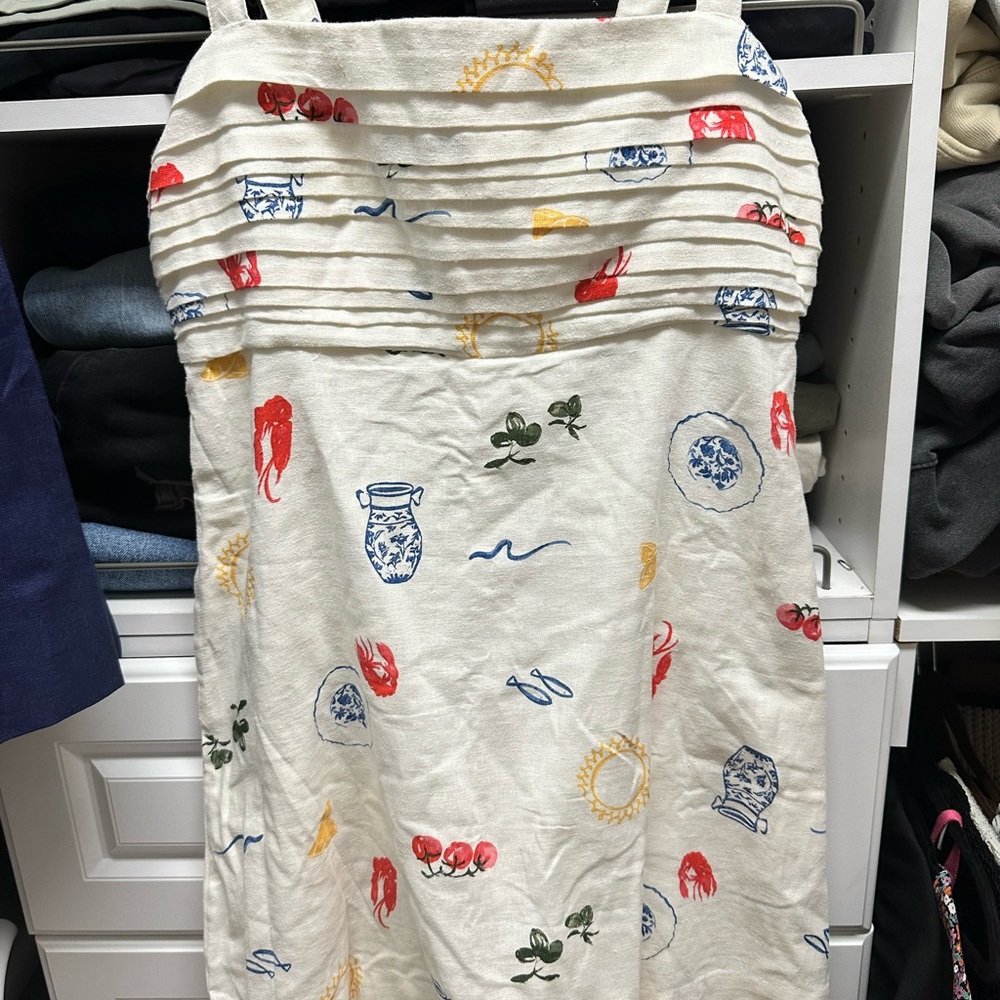 Abercrombie Linen Summer Print Dress